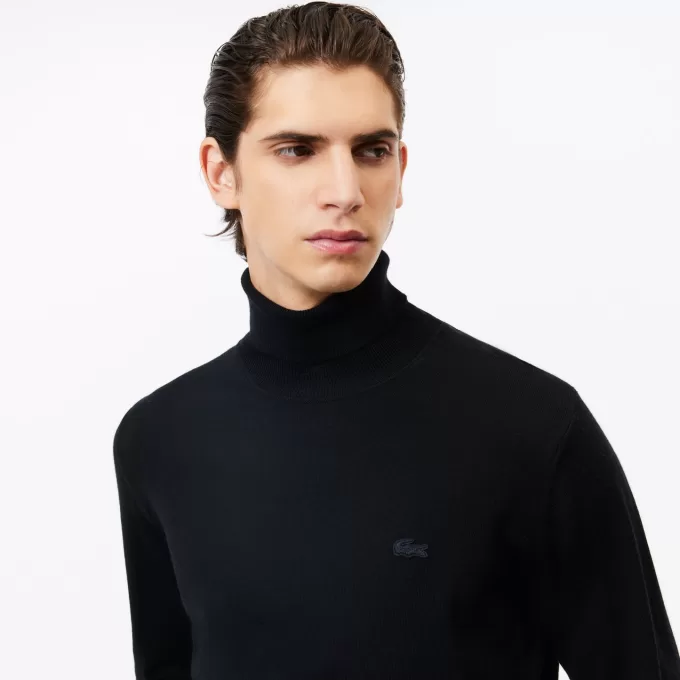 Merino Wool Roll Neck Sweater