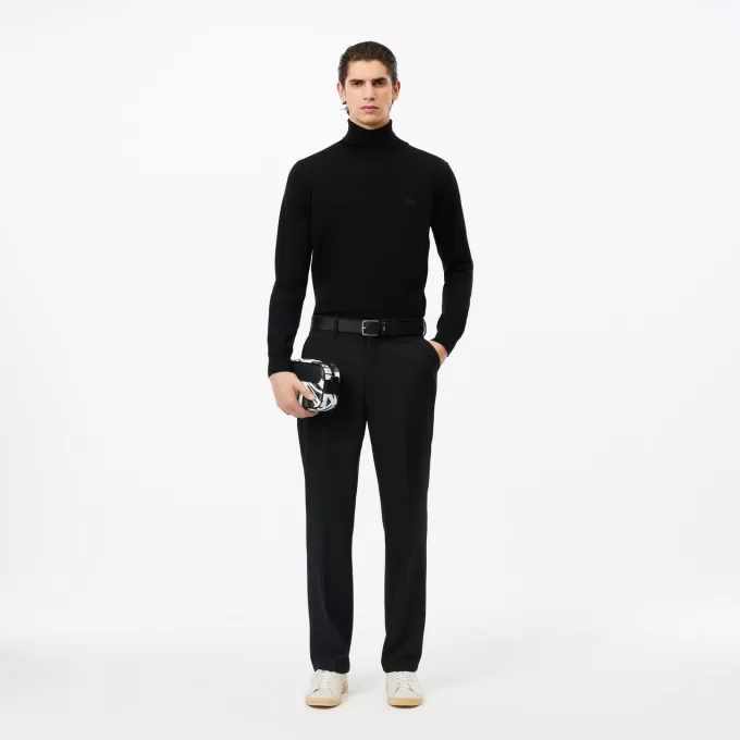 Merino Wool Roll Neck Sweater