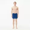 Mid Length Colour-Block Striped Swim Trunks