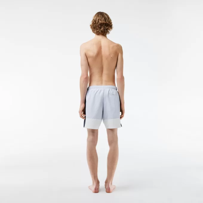 Mid Length Colourblock Swim Trunks
