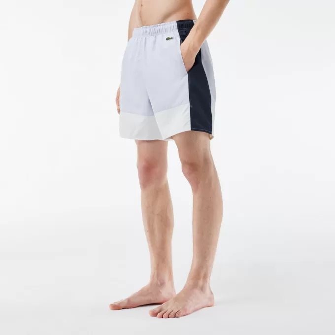Mid Length Colourblock Swim Trunks