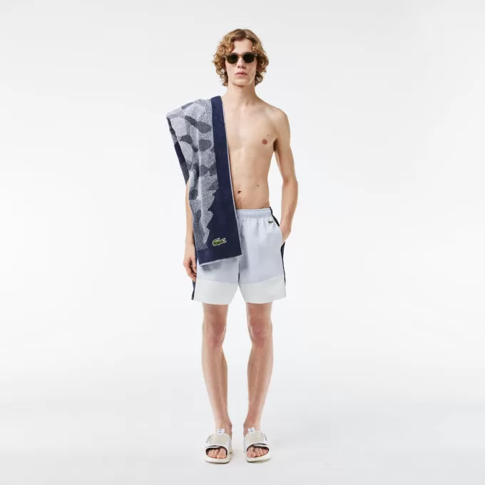 Mid Length Colourblock Swim Trunks