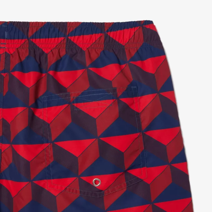 Mid Length Robert George Print Swim Trunks