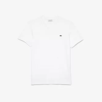 Monochrome Cotton V Neck T-Shirt