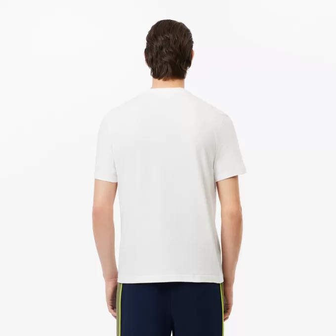 Monochrome Cotton V Neck T-Shirt