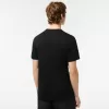 Monochrome Cotton V Neck T-Shirt
