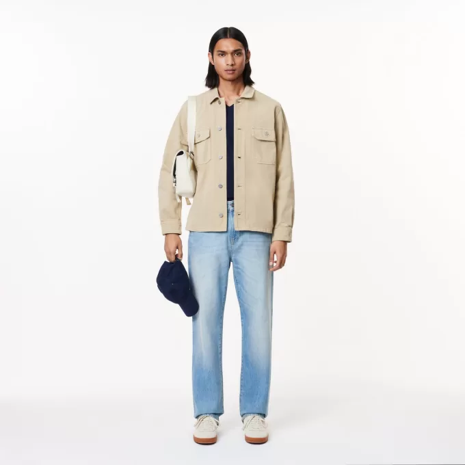 Monochrome Cotton V Neck T-Shirt