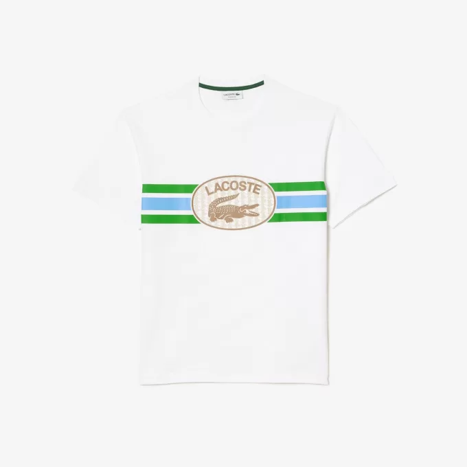 Monogram Print Cotton T-shirt