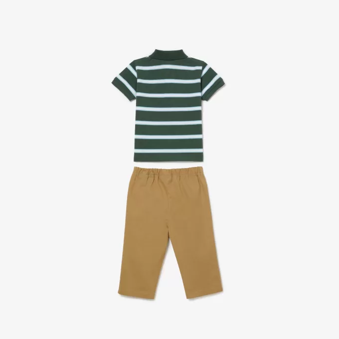 Organic Cotton Mini Piqué Pyjama Gift Set