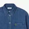 Oversized Denim Breast Pocket Shirt