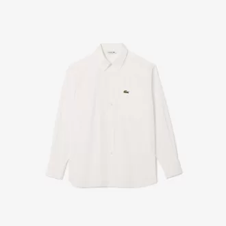 Oversized Fit Cotton Poplin Shirt
