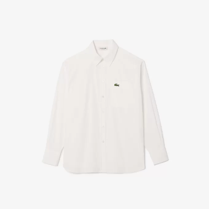 Oversized Fit Cotton Poplin Shirt