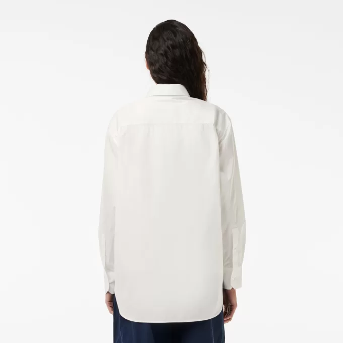 Oversized Fit Cotton Poplin Shirt