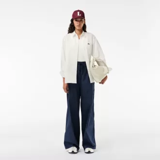 Oversized Fit Cotton Poplin Shirt