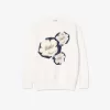 Oversized Printed Fleece Sweatshirt