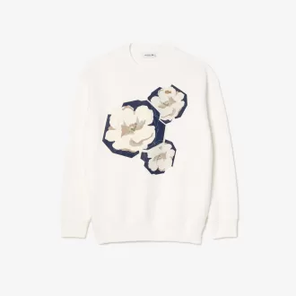 Oversized Printed Fleece Sweatshirt
