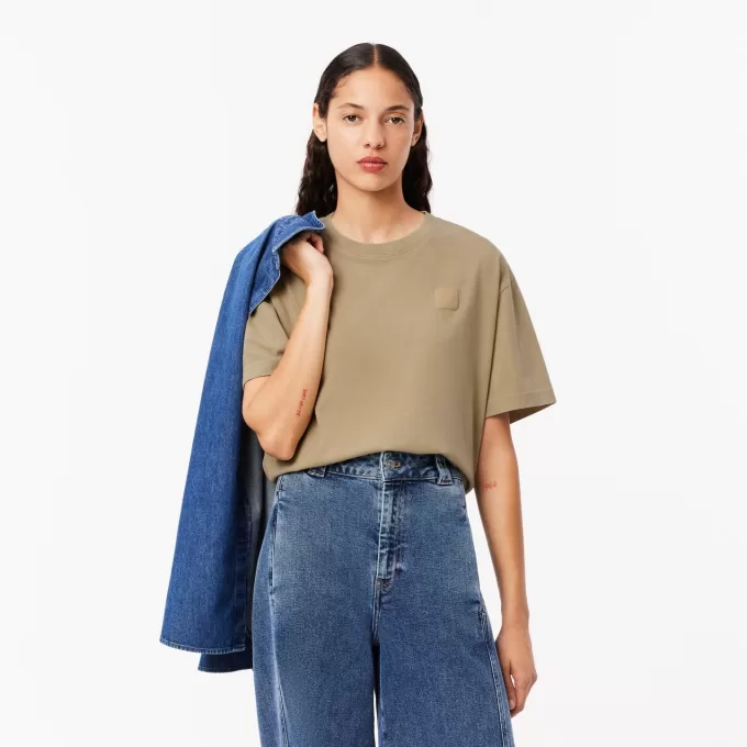 Oversized Washed Effect Cotton T-shirt