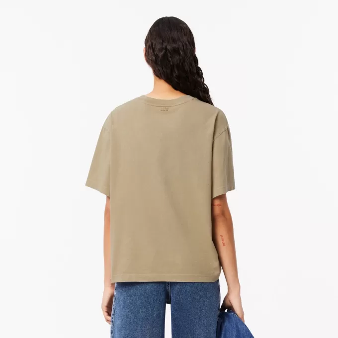 Oversized Washed Effect Cotton T-shirt