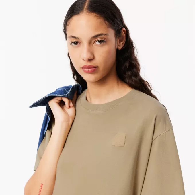 Oversized Washed Effect Cotton T-shirt