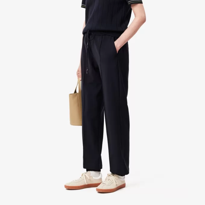 Oversized Wool Blend Track Pants