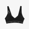 Padded Cotton Triangle Bralette