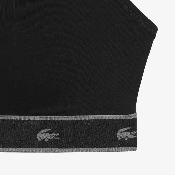 Padded Cotton Triangle Bralette