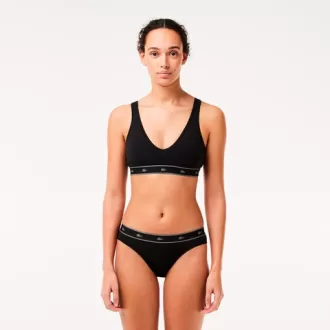 Padded Cotton Triangle Bralette Padded Cotton Triangle Bralette