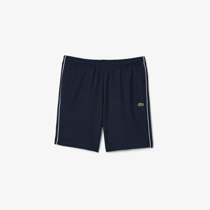Paris Interlock Piqué Contrast Trim Shorts