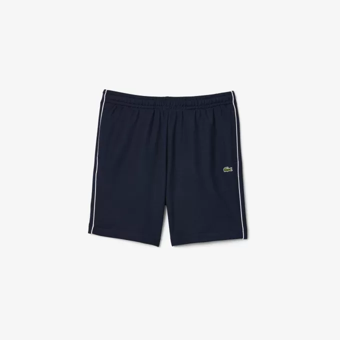 Paris Interlock Piqué Contrast Trim Shorts