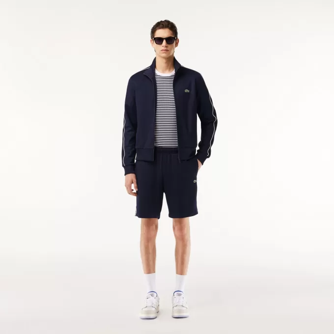 Paris Interlock Piqué Contrast Trim Shorts