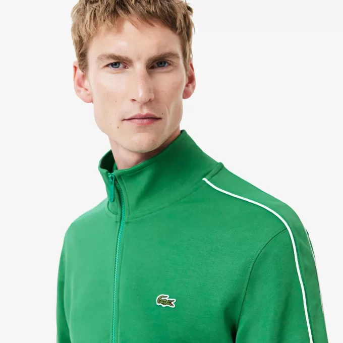 Paris Piqué Zip Front Track Jacket