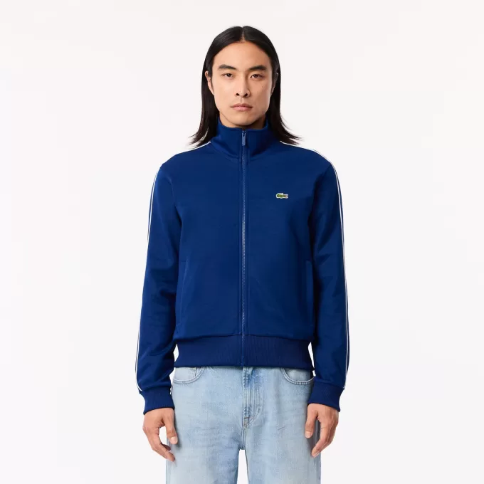 Paris Piqué Zip Front Track Jacket