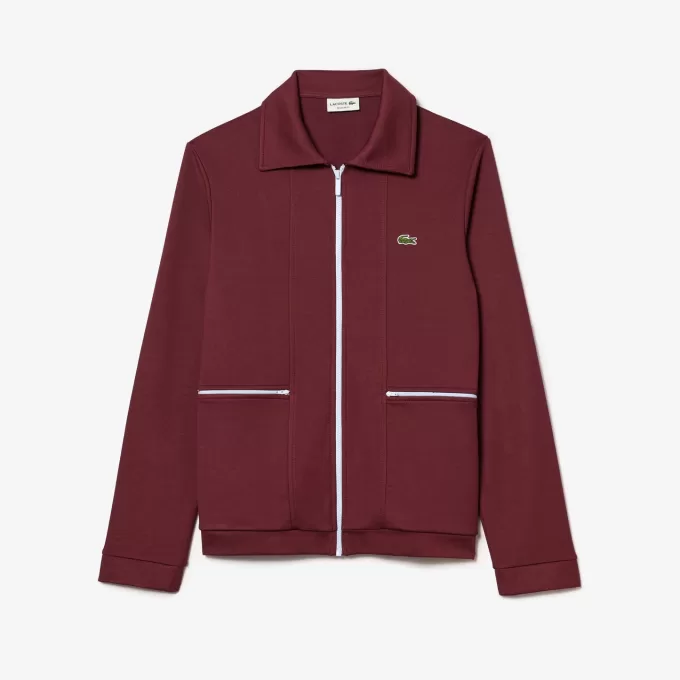 Paris Zip-Up Interlock Sweatshirt