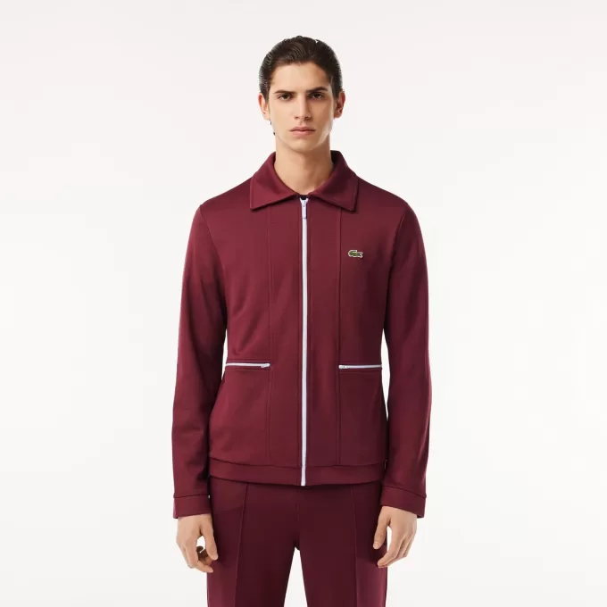 Paris Zip-Up Interlock Sweatshirt