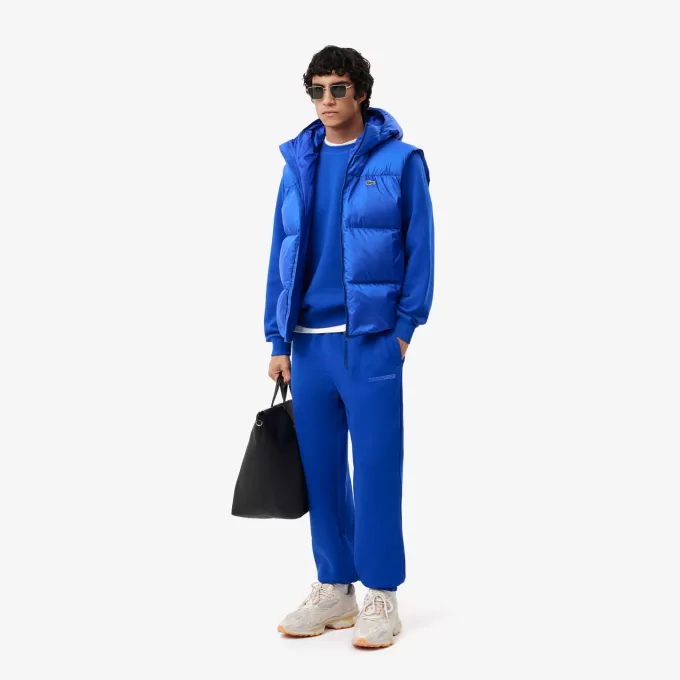 Piqué Badge Accent Sweatshirt