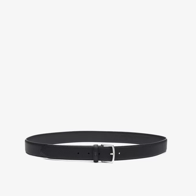 Piqué Effect Canvas Belt