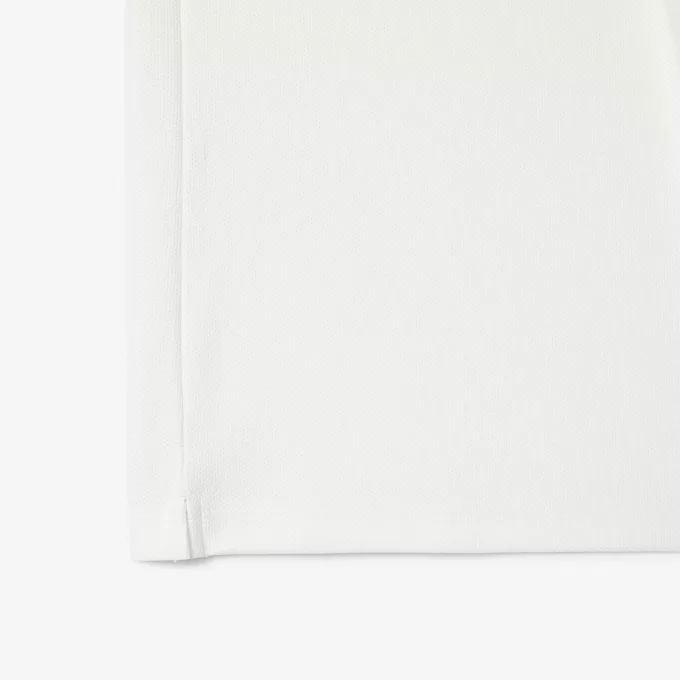 Piqué Sport Polo Shirt with Contrast Striped Collar