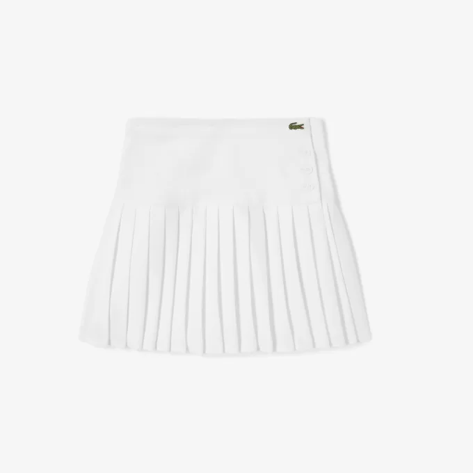 Piqué Sport Skirt with Integrated Shorts