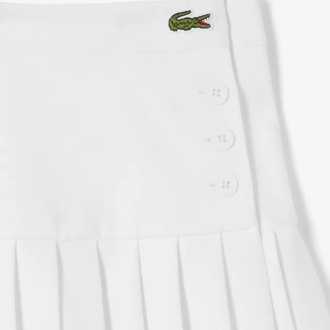 Piqué Sport Skirt with Integrated Shorts