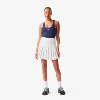 Piqué Sport Skirt with Integrated Shorts