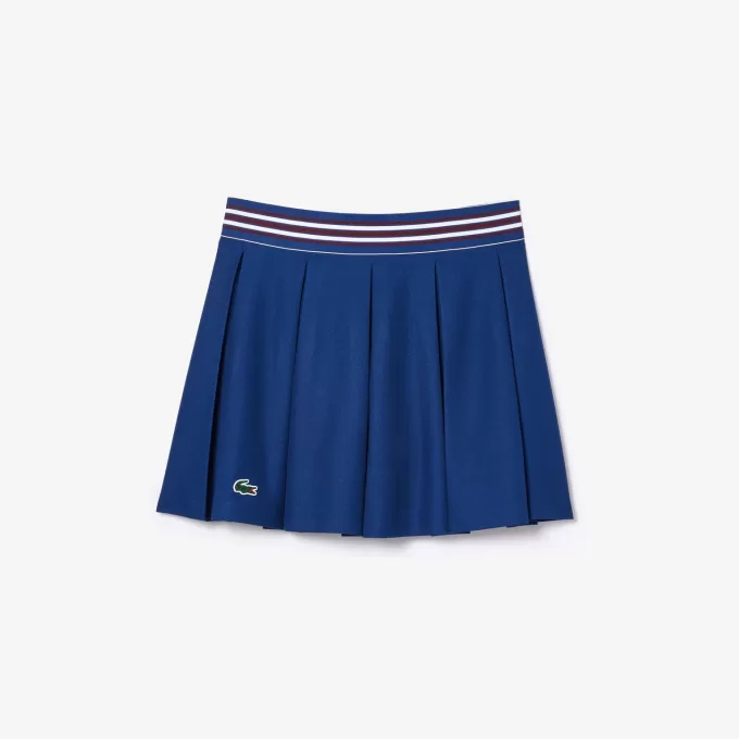 Piqué Sport Skirt with Integrated Shorts