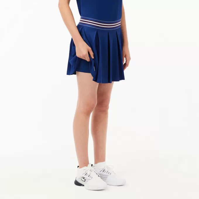 Piqué Sport Skirt with Integrated Shorts