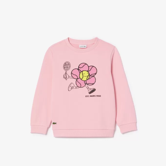 Printed Crew Neck Sweatshirt