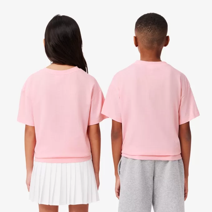 Printed Embroidered Flower T-shirt