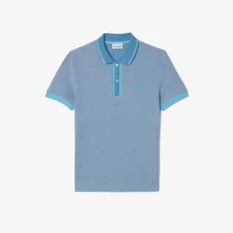 Regular Fit Contrast Caviar Texturized Piqué Polo Shirt