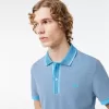 Regular Fit Contrast Caviar Texturized Piqué Polo Shirt
