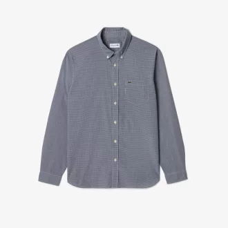Regular Fit Gingham Poplin Shirt