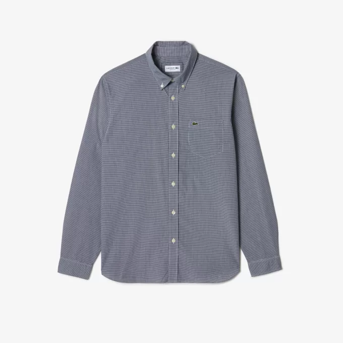 Regular Fit Gingham Poplin Shirt