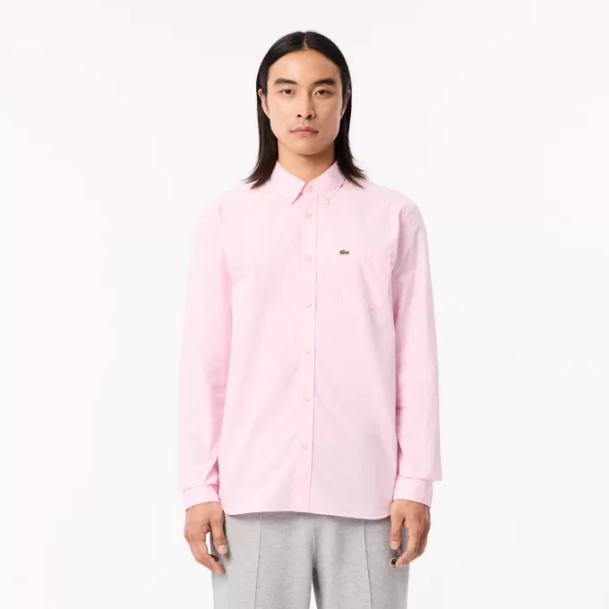 Regular Fit Gingham Poplin Shirt