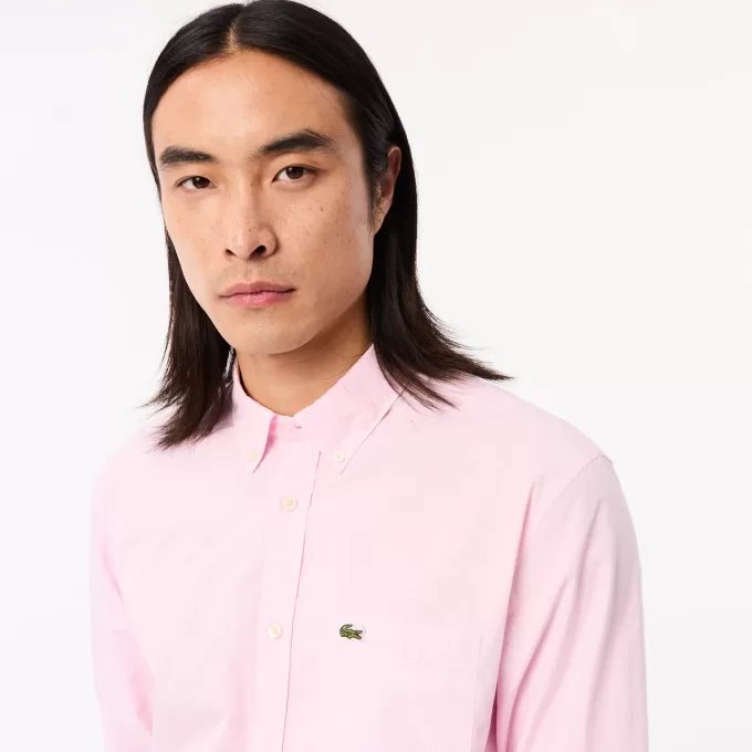 Regular Fit Gingham Poplin Shirt